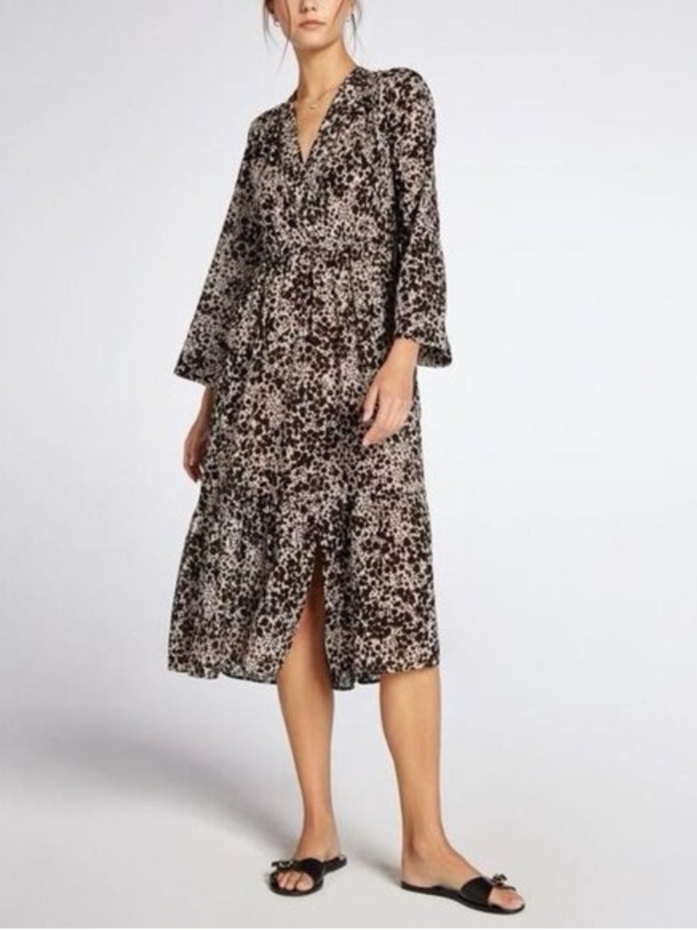 XIRENA Leighton Cheetah Midi Dress